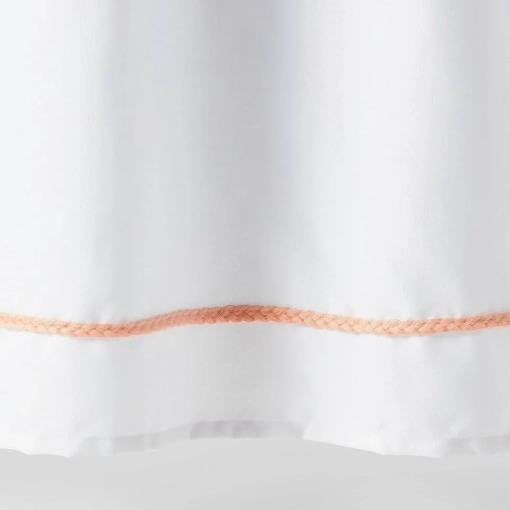 NWT Pillowfort Multi Stripe Tassel Shower Curtain